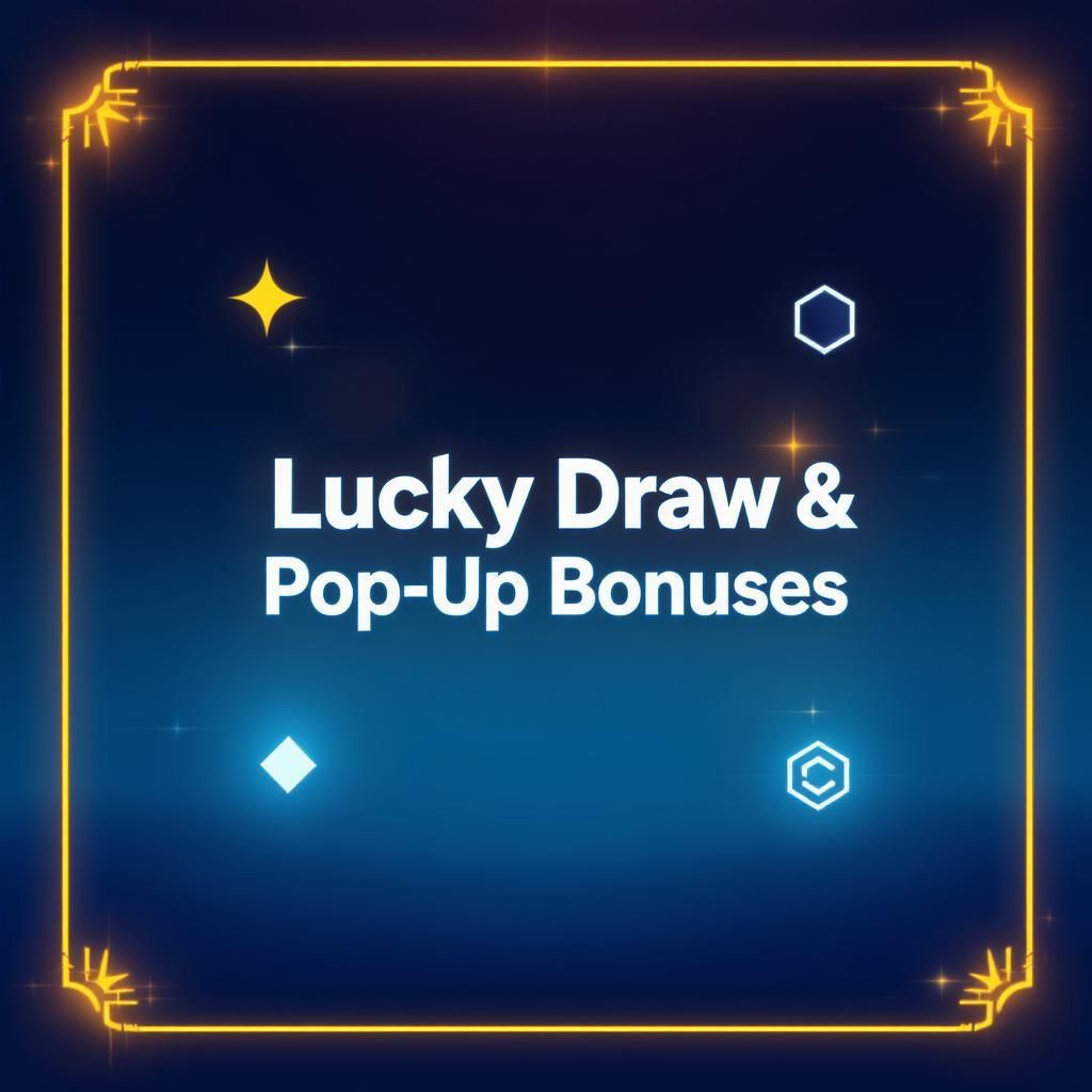 Lucky Draw & Pop-Up Bonuses
